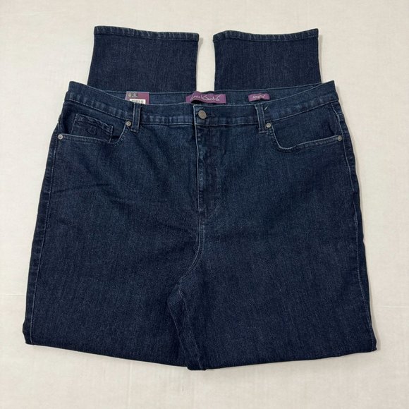 Gloria Vanderbilt Sz 20W Tall Amanda Classic High Rise Tapered Jeans - Picture 7 of 14